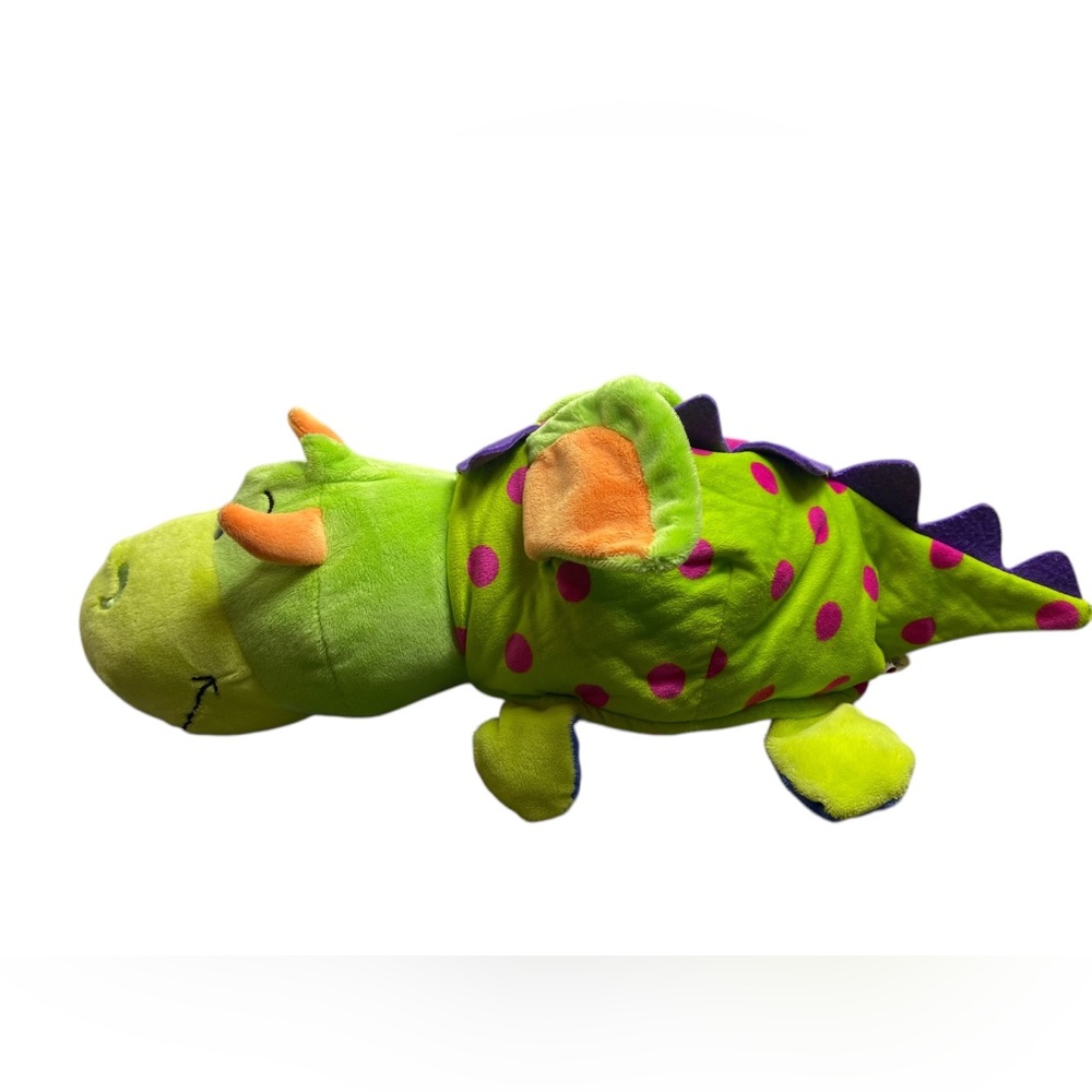 Flip A Zoo Imogen Green Dragon Persephone White Unicorn Plush Stuffed Animal 23"